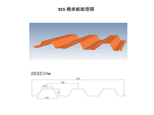 成都NS-003 915樓承板板型圖